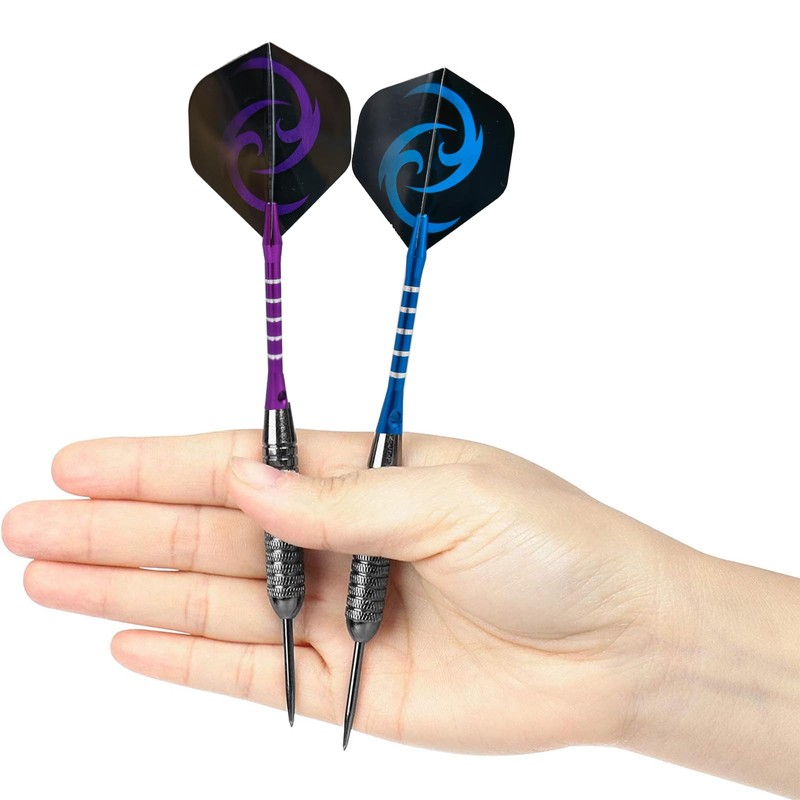 Steel tip Darts with Aluminum Shafts Sharpener Tool Extra Flights