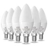 LUTW E12 Candelabra LED Light Bulbs 40 Watts Equivalent, 450