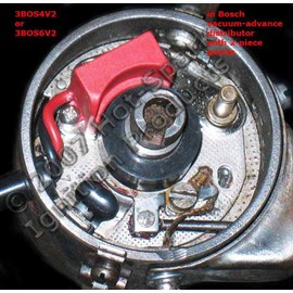 Hot-Spark Electronic Ignition Conversion: 6-cyl Bosch w/ 2-pc, right-pivot points 3BOS6V2