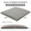 HAVARGO Couch Cushion Support for Sagging Seat 20X20X2 Inches Couch