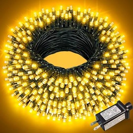 RUBOQE Luces Navideñas, 22M 200 LED Luces LED Exterior, Serie de Luz de Navidad Decoración, 8 Modos de Luces Centelleantes, Adecuado para Exterior, Fiestas, Jardín, Hogar
