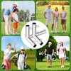 Blulu 10 Pieces 1'' Golf Frame Corner Kit Canopy Fittings