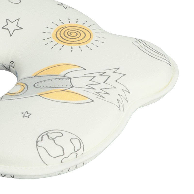 Baby Head Shaping Pillow Prevent Flat Head Cartoon Pattern Soft