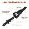 Set of 2 7.89mm SAE to 5/16 8mm Straight Car