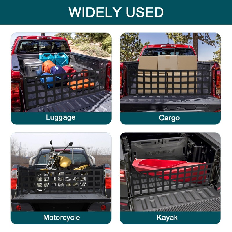 Tailgate Net for Pickup Truck Bed - Cargo Trucks Bed