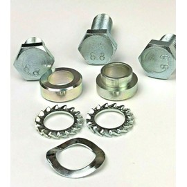 Seat Belt Fixing Fastener Kit | High Tensile Grade 8.8 Bolt, Nut, Washer, and Spacer Set for Ultimate Security | Safely Secure Your Classic and Modern Cars Seat Belt with Confidence