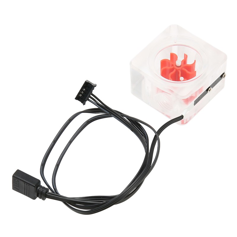 Water Cooling Flow Meter G1/4 Thread 8 Impeller 3 Way