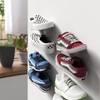 Mobilefox Sneaker Wall Mount Shoe Shelf Floating Wall Mount Shoe