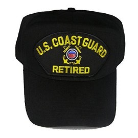 HatnPatch USCG COAST GUARD RETIRED HAT CAP SEMPER PARATUS COASTIE SHALLOW WATER SAILOR