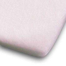 Callowesse 2 Pack Crib Fitted Sheets 40 x 94cm - 100 Percent Cotton Bedding for Your Baby. Elasticated Outer Edges for Snug Fit. 2 Sheets Colour Pink