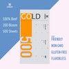 Haodong Beef Gold Leaf Gelatin Sheets - 1KG/2.2LBS (About 500Sheets)