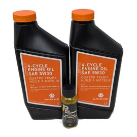 Ariens 000676 SAE 5W-30 Sno-Thro Engine Oil Quart (2-Pack) and Fuel Treatment