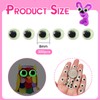TOAOB 300pcs Glow in The Dark Wiggle Googly Eyes Self
