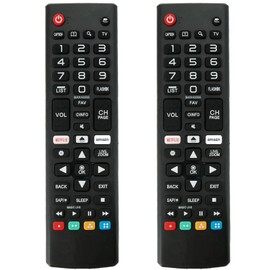 Pack of 2 Universal Replacement Remote Control Applicable for LG LED LCD HDTV 4K UHD OLED TV All Models