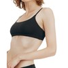 Organic Basics Women's Flex Bralette, Black, Large