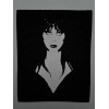 Punk Rock Elvira Cloth Patch Sew On Horror Movie Approx 5.5" X 4" (CP345)