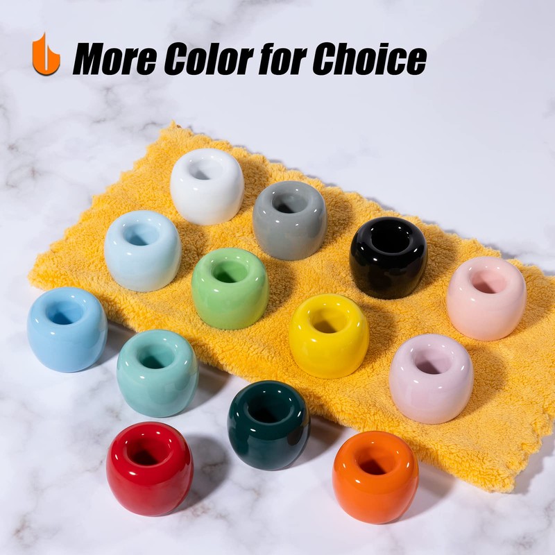 Urbanstrive Sleek Mini Ceramics Toothbrush Holder Stand for Bathroom Vanity