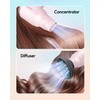 Wavytalk Blow Dryer with Diffuser, Mini Hair Dryer with Folding