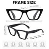 OCCI CHIARI Oversized Reading Glasses 2.5 Womens Trendy Cat Eye