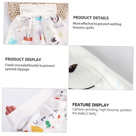 Hohopeti 1Pc Pure Cotton Nappy Skirt for Boy Girl Reusable Pee Training Clothes Comfortable Folding Design for Years Old Durable Easy to Wash