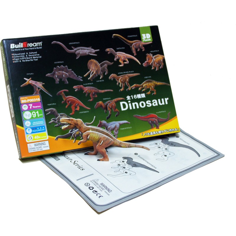 dinosaur building kit