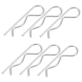 IWOWHERO 30pcs Heavy Duty Cotter Pins Assortment Kit with Wave-shaped Opening Carbon Steel Hitch Pin Clips for Trailers Trucks and Lawn Equipment Reliable Spring Clips for Secure Fastening