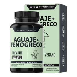 Aguaje + Fenogreco 1000mg en Un Mismo Producto Beyond Vitamins | Premium | Con tecnología VCaps | 60 cápsulas veganas