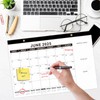GuassLee Desk Calendar 2025, 3 Packs, 18 Months Calendar 17"