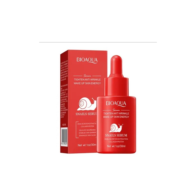 Bioaqua srum esencia baba de caracol, anti-manchas y antiarrugas