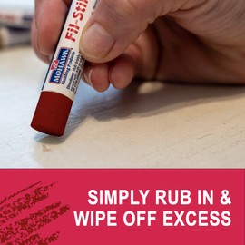 MOHAWK Finishing Products Fill Stick (Fil-Stik) Putty Stick for Wood Repair (Country French Red)- Rub On Semi-Soft Wax Filler Stick
