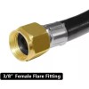 sashow 5FT High Pressure Propane 0-20PSI Adjustable Regulator with QCC1