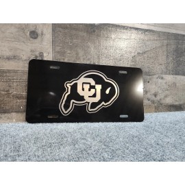 b4 nada Colorado Buffalos Aluminum Plate Laser Etched Car Front Tag Sign