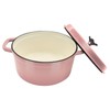 Dutch Oven 4 Quart Pink, Dutch Oven Pot with Lid