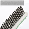 Wire Brush 2Pcs, Stainless Steel Bristle Wire Brushes for Cleaning