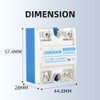 CNAODUN Solid State Relay SSR-40DA with Heat Sink DC to