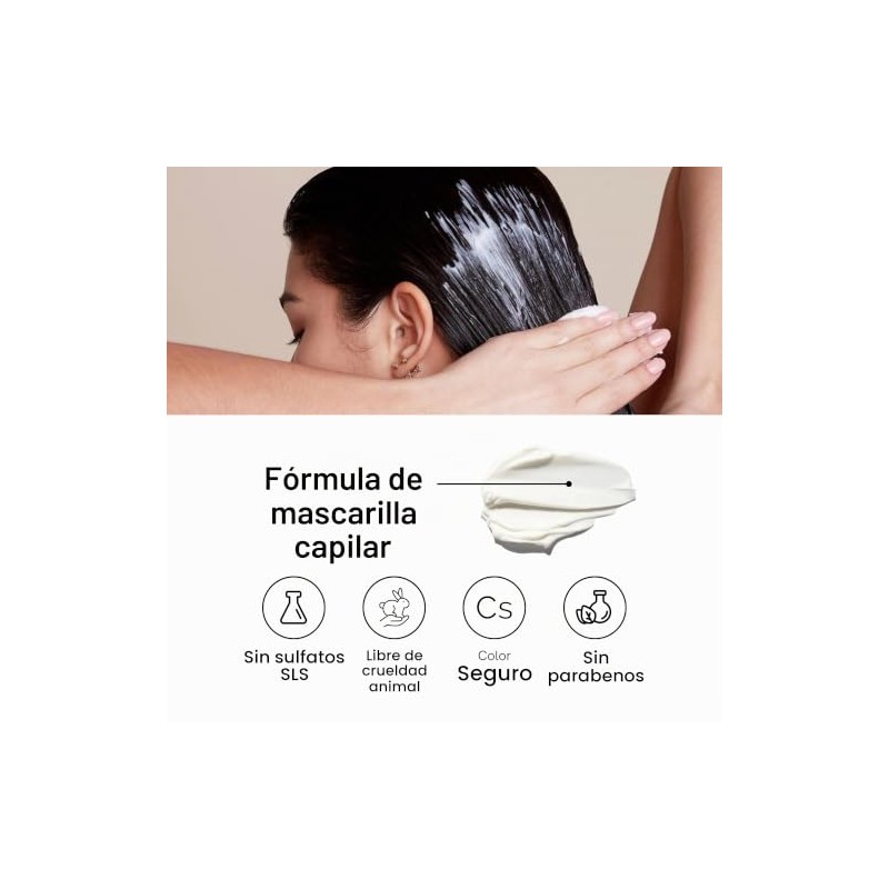 Mascarilla para Cabello 250 ml Tratamiento para cabello maltratado Mascarilla