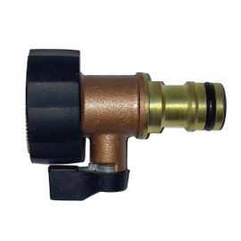Soytich GA431 Hose Connector and Distributor for Garden Hose Coupling Valve Stopcock Shape and Length: 3/4 Inch to Hose Connection