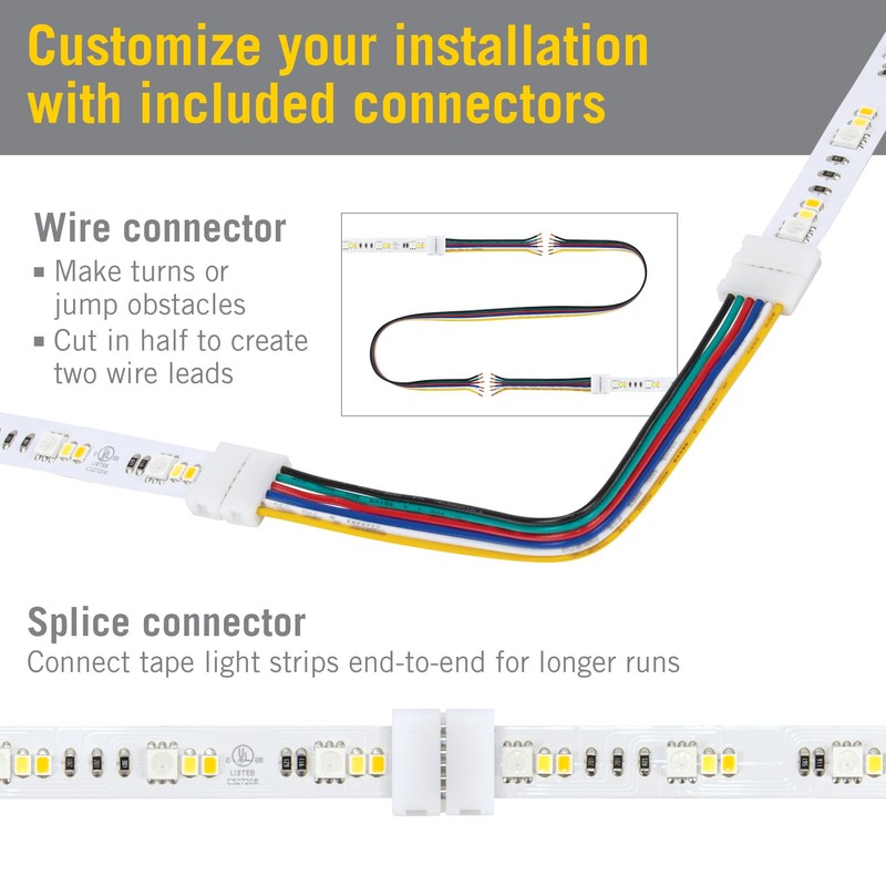 Armacost Lighting RibbonFlex Pro 24V RGB+WW LED Strip Light Tape