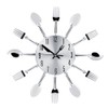Stainless Steel Cutlery Clock Knife and Fork Spoon Wall Clock