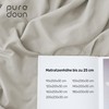 puredown Fitted Sheet 150 x 190 cm Microfibre Bed Sheet