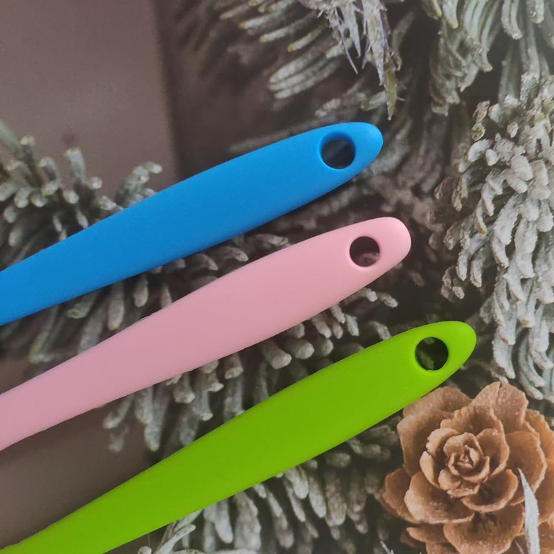 3 Pack Non-stick Wax Spatulas Silicone Body Hair Removal Sticks
