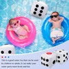 Zomiboo Pack of 2 Large Inflatable Cubes Giant Pool Floating