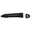 TRQ Front Left Exterior Door Handle Black Drivers Side Compatible