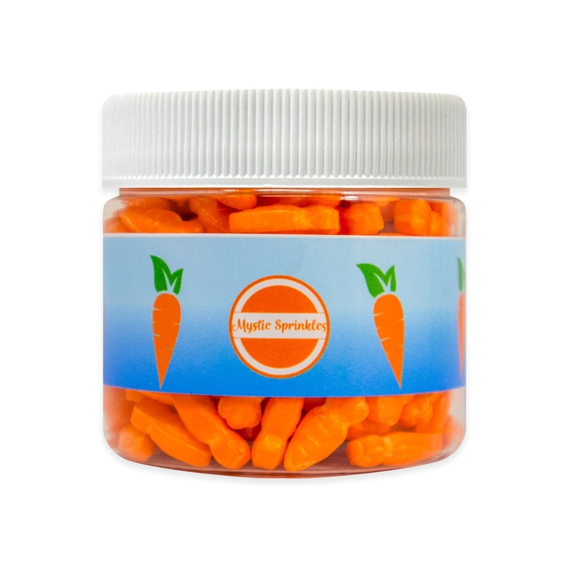 Mystic Sprinkles Candy Shape Sprinkles (Carrots 2oz)