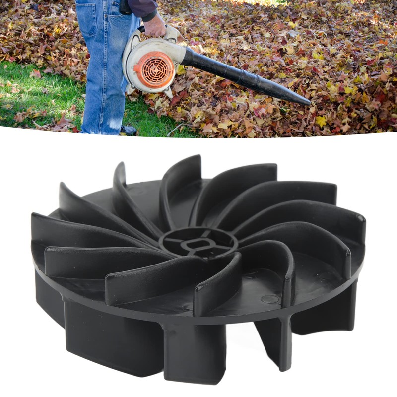 Vacuum Impeller Fan Vac Impeller Fan Black ABS Leaf Blower
