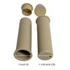 ALLSAFE Pool Fence Deck Sleeves & Hole Caps - Tan