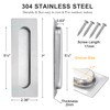 Cozy Tower 7 Inch Recessed Flush Finger Pulls Pocket Door