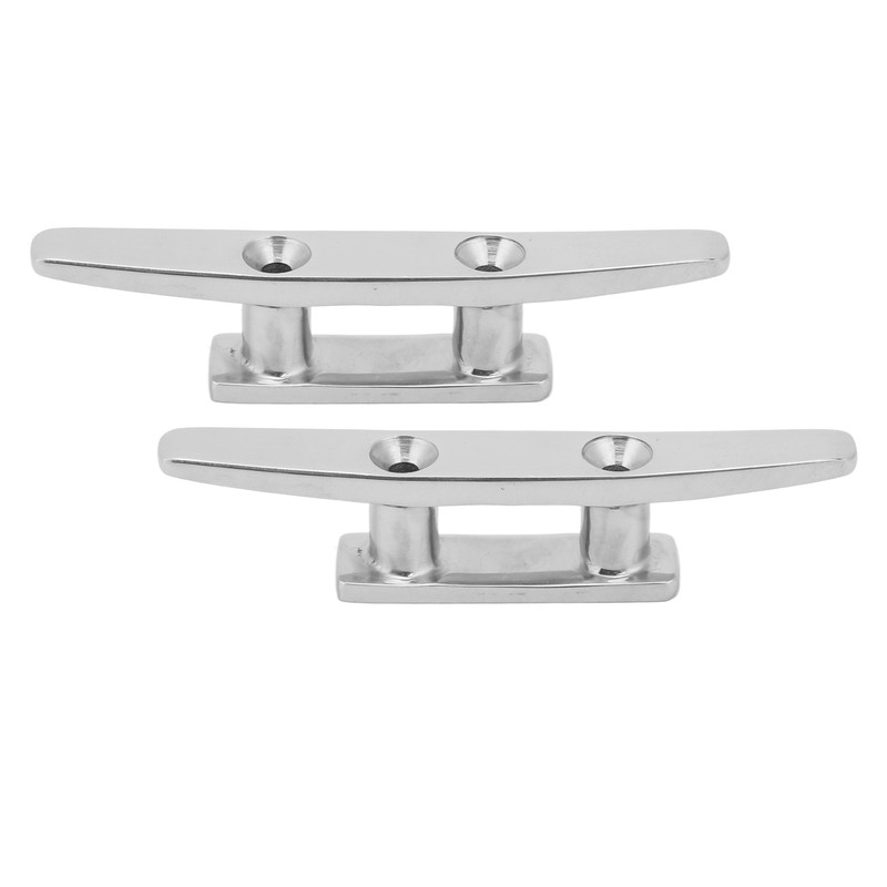 2PCs Open Base Boat Cleat 4in Universal Fit for Watercraft