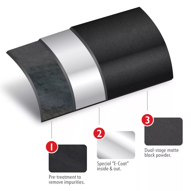 MaxMate 3.5" Oval Nerf Bar Side Steps for 09-18 Ram