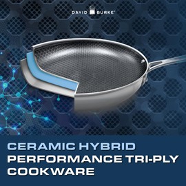 David Burke GeoCLad Ceramic 12 Inches Nonstick Fry Pan